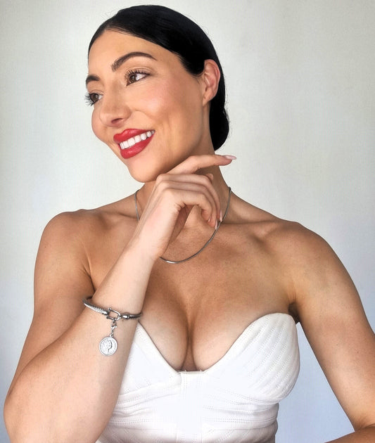 COIN BANGLE - SILVER