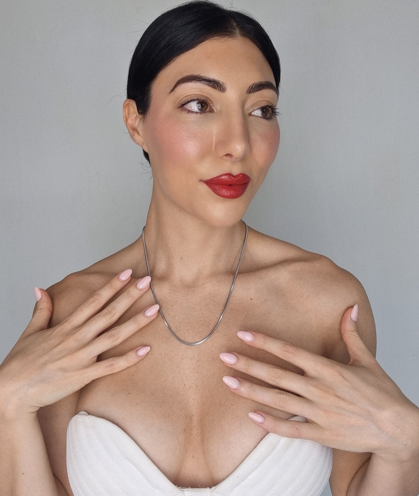 HERRINGBONE MINI - SILVER