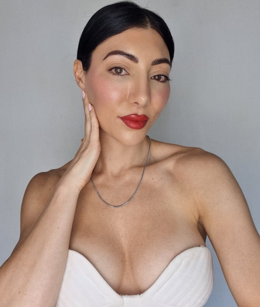 HERRINGBONE MINI - SILVER