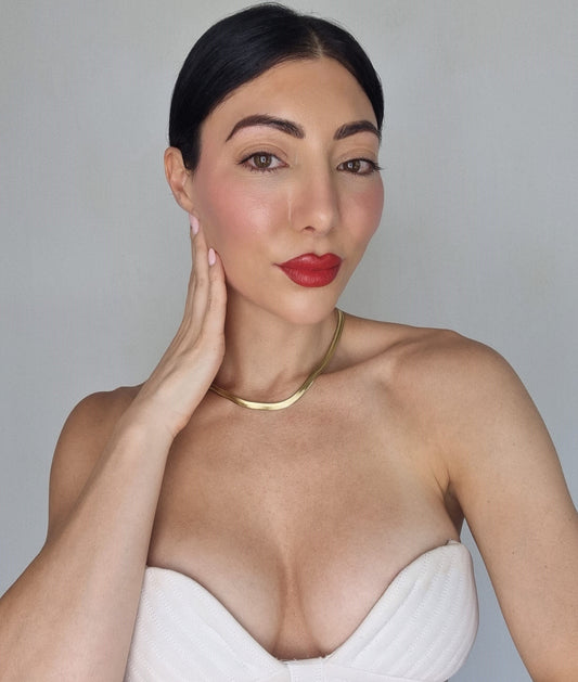 HERRINGBONE CHAIN - GOLD