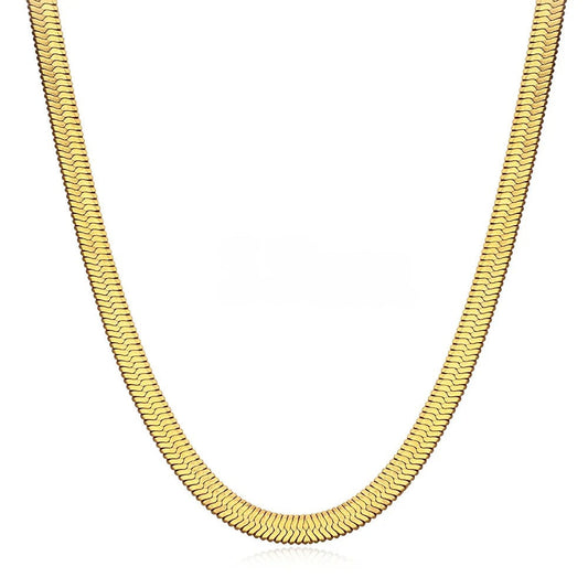 HERRINGBONE CHAIN - GOLD
