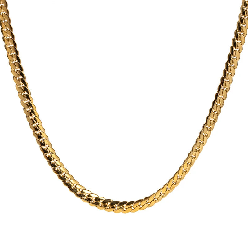 TEXTURED CHAIN - GOLD