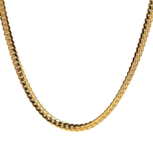 TEXTURED CHAIN - GOLD