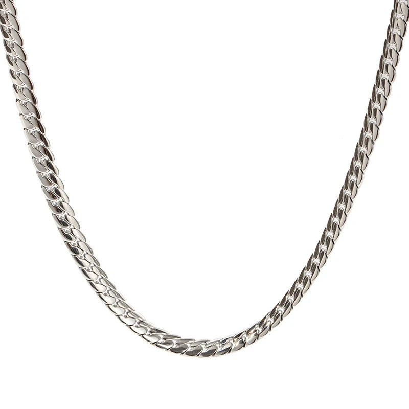 TEXTURED CHAIN - SILVER