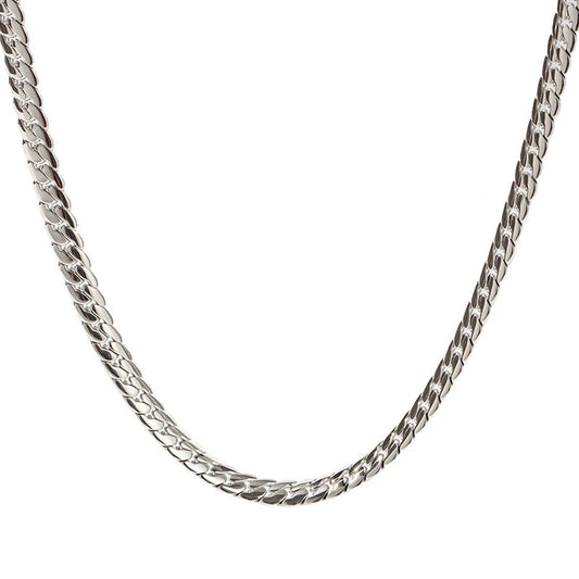 TEXTURED CHAIN - SILVER