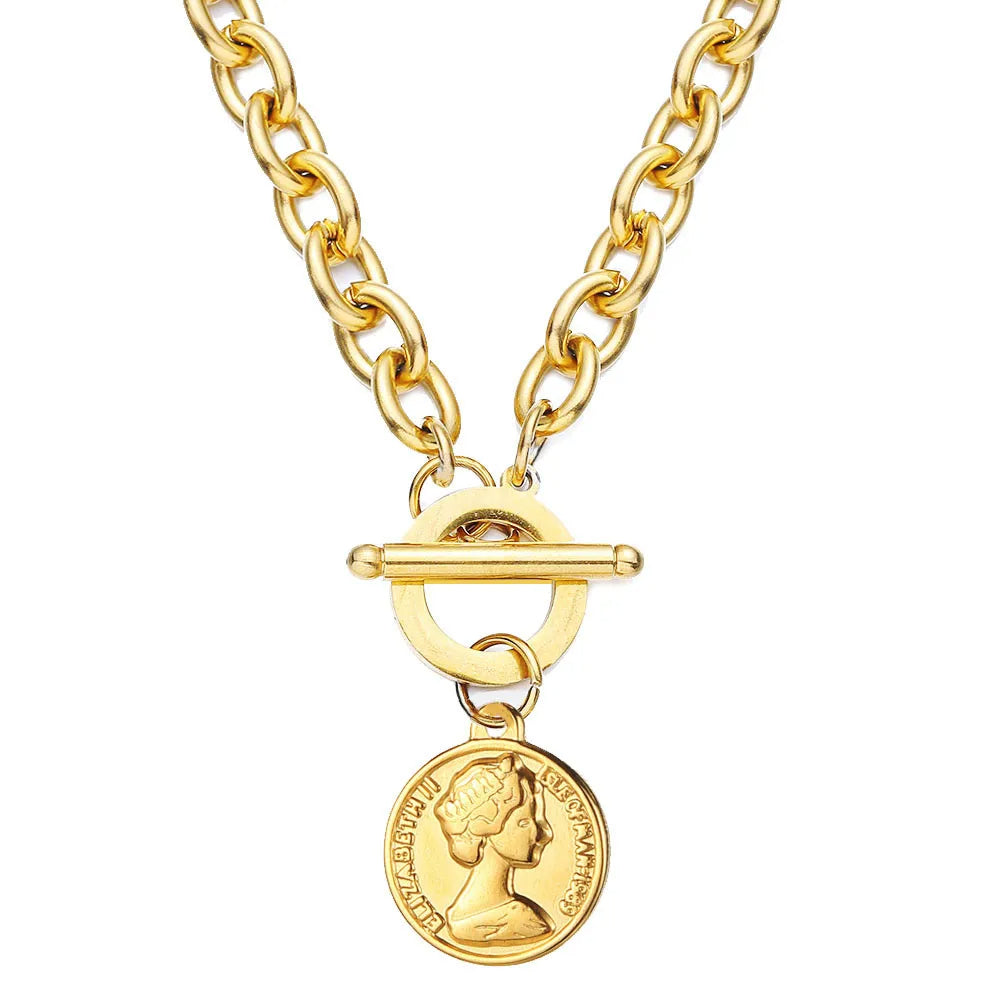 COIN NECKLACE - GOLD